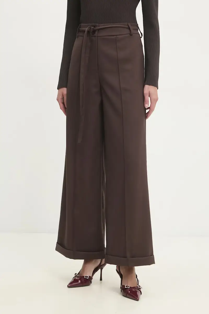 pantaloni donna colore marrone