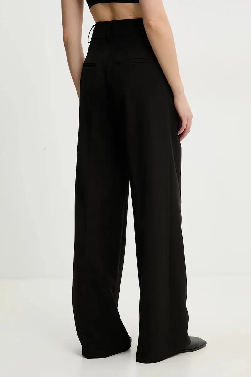 pantaloni donna colore nero miniatura 3