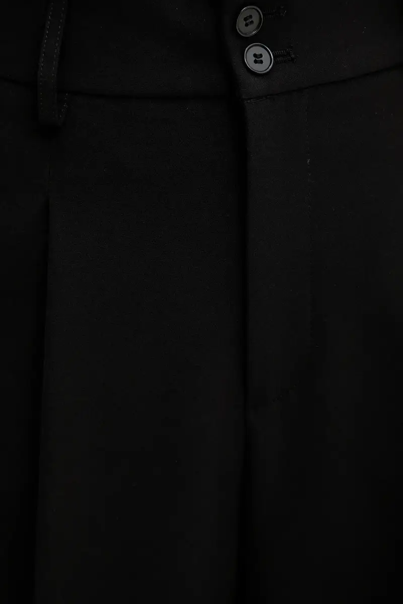 pantaloni donna colore nero miniatura 4