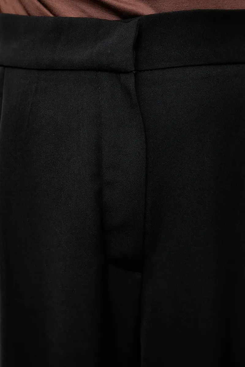 pantaloni donna colore nero miniatura 4