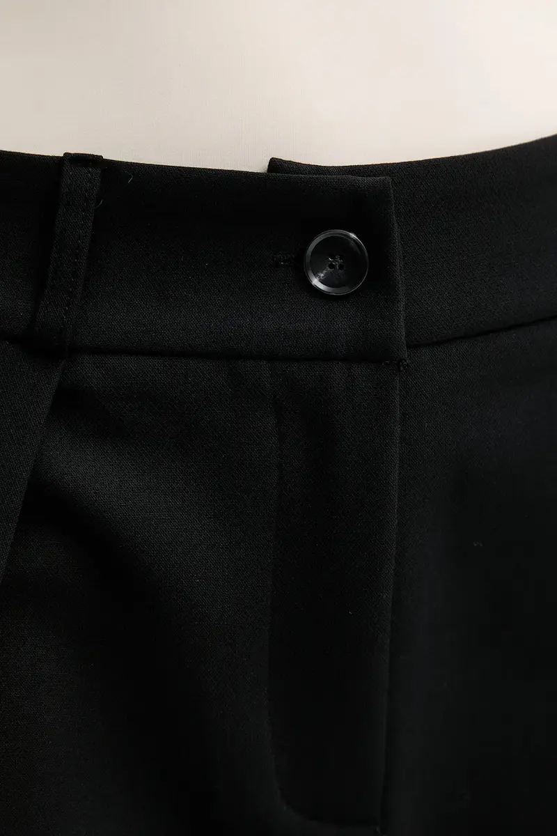 pantaloni donna colore nero miniatura 4