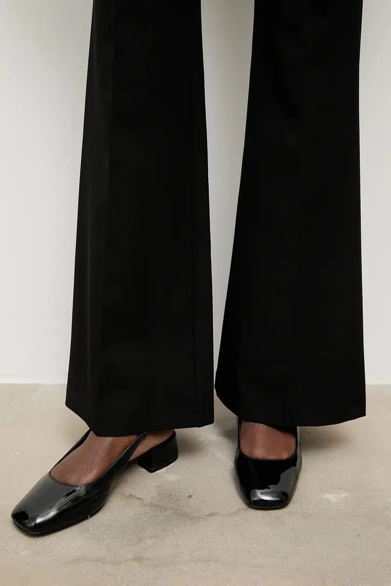 pantaloni donna colore nero miniatura 5