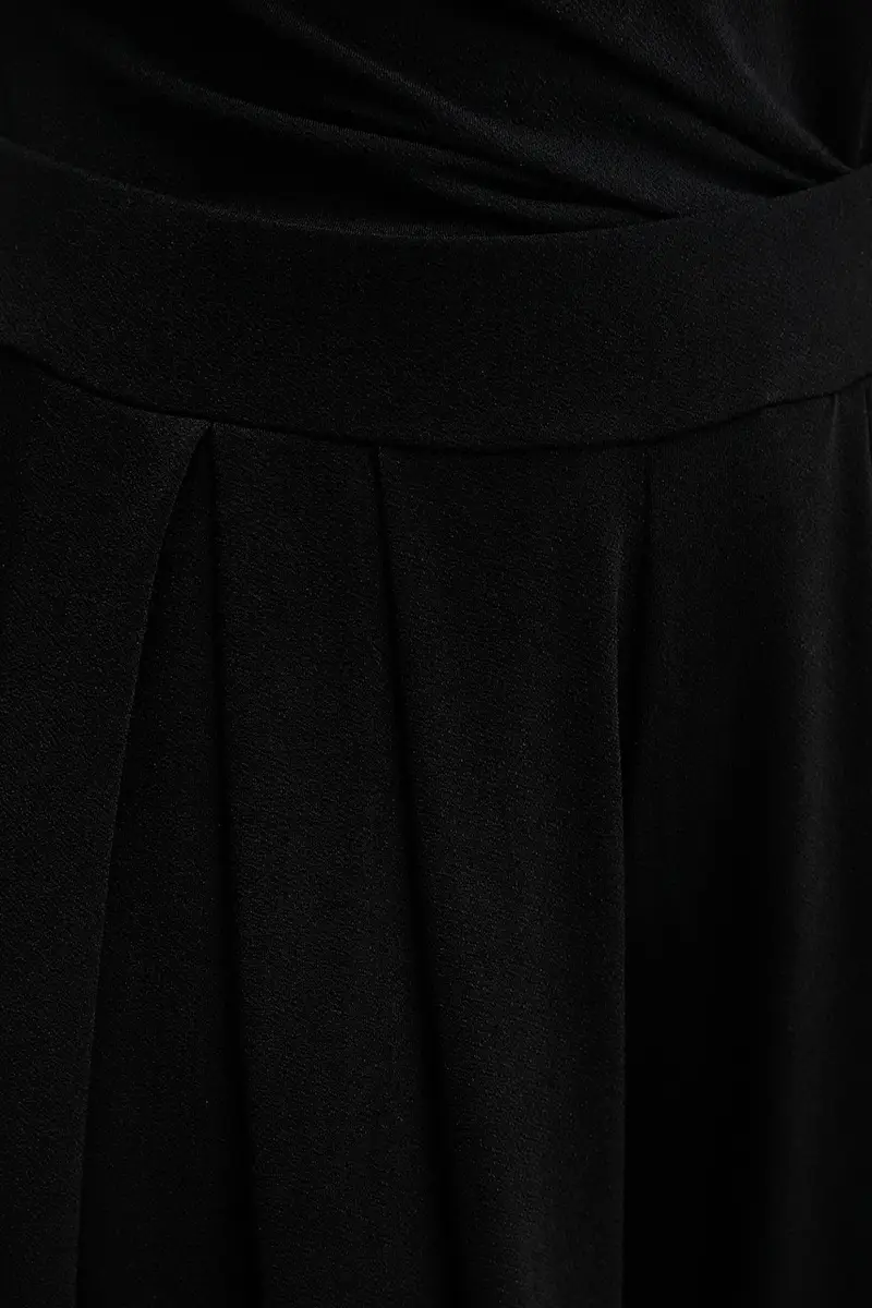 pantaloni donna colore nero miniatura 4