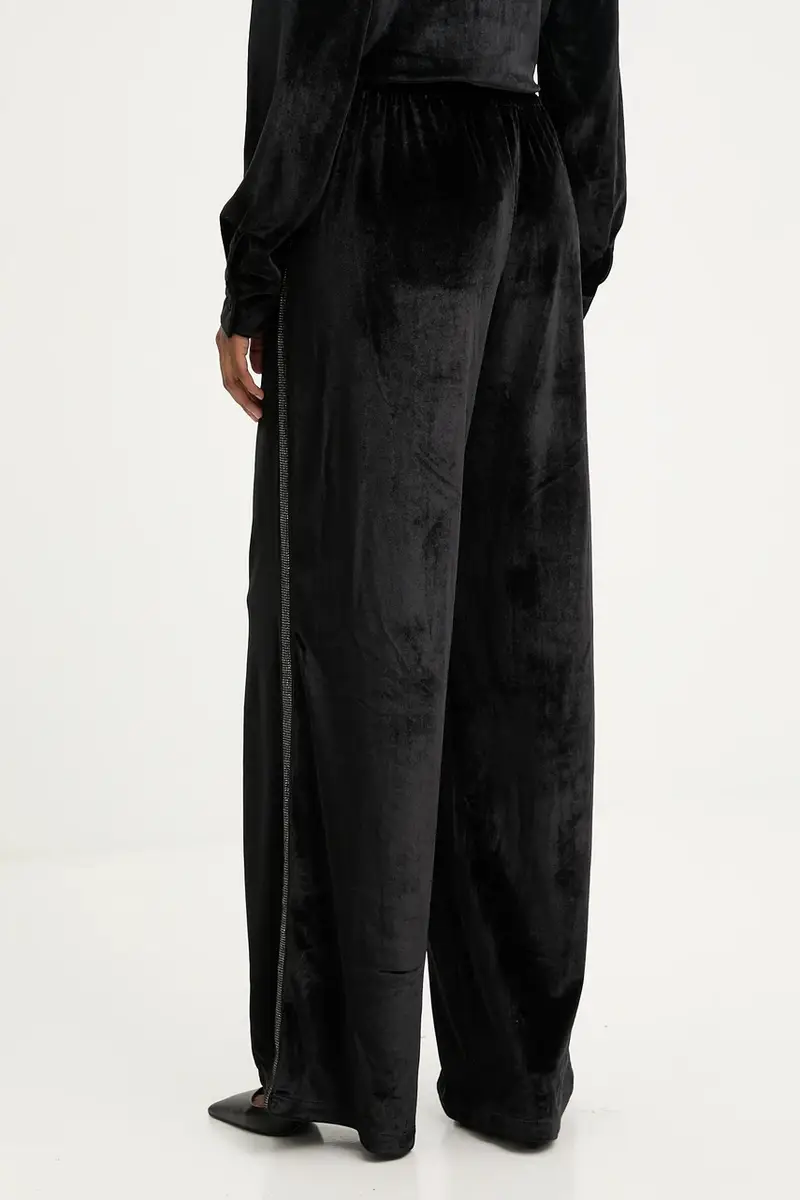 pantaloni donna colore nero miniatura 3