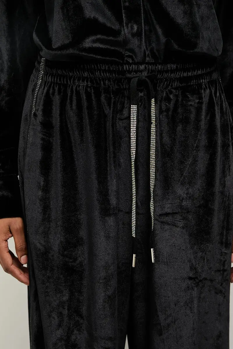 pantaloni donna colore nero miniatura 4