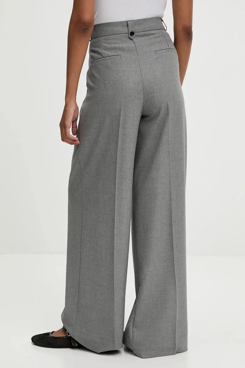 pantaloni donna colore nero Grigio miniatura 3