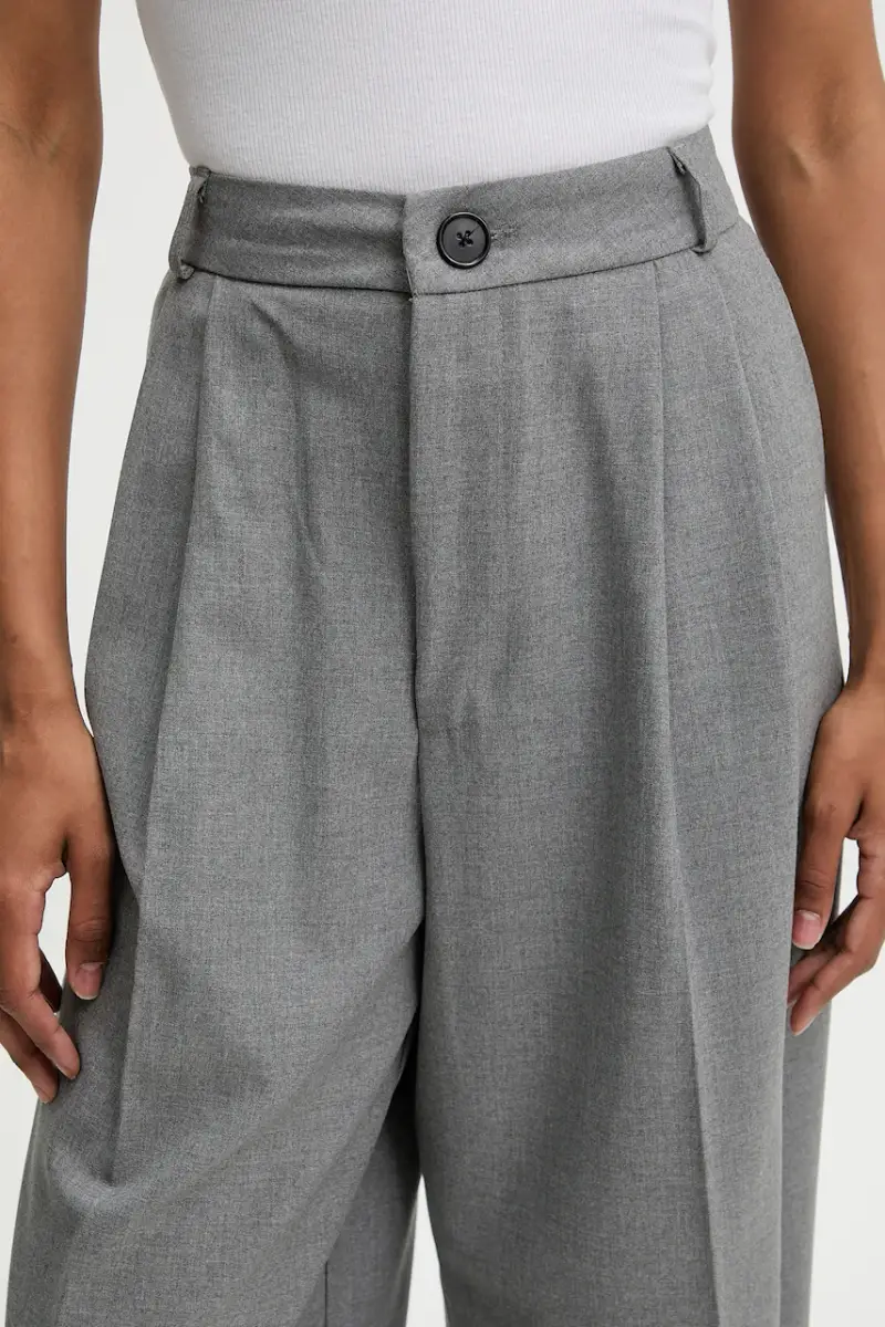 pantaloni donna colore nero Grigio miniatura 4