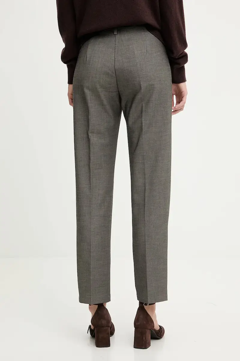 pantaloni donna colore verde miniatura 3