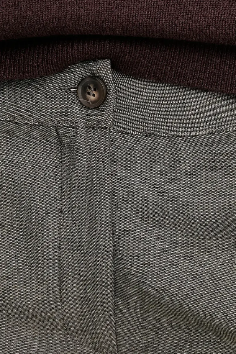 pantaloni donna colore verde miniatura 4