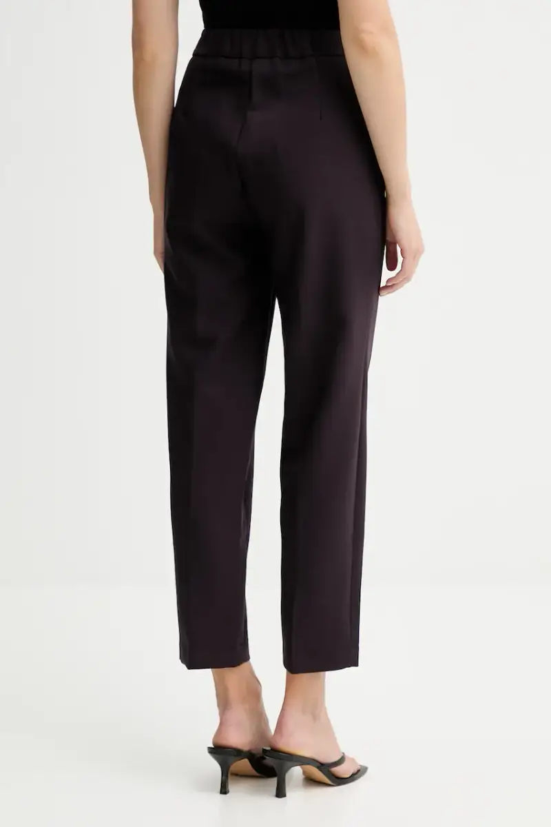 pantaloni donna colore violetto miniatura 3