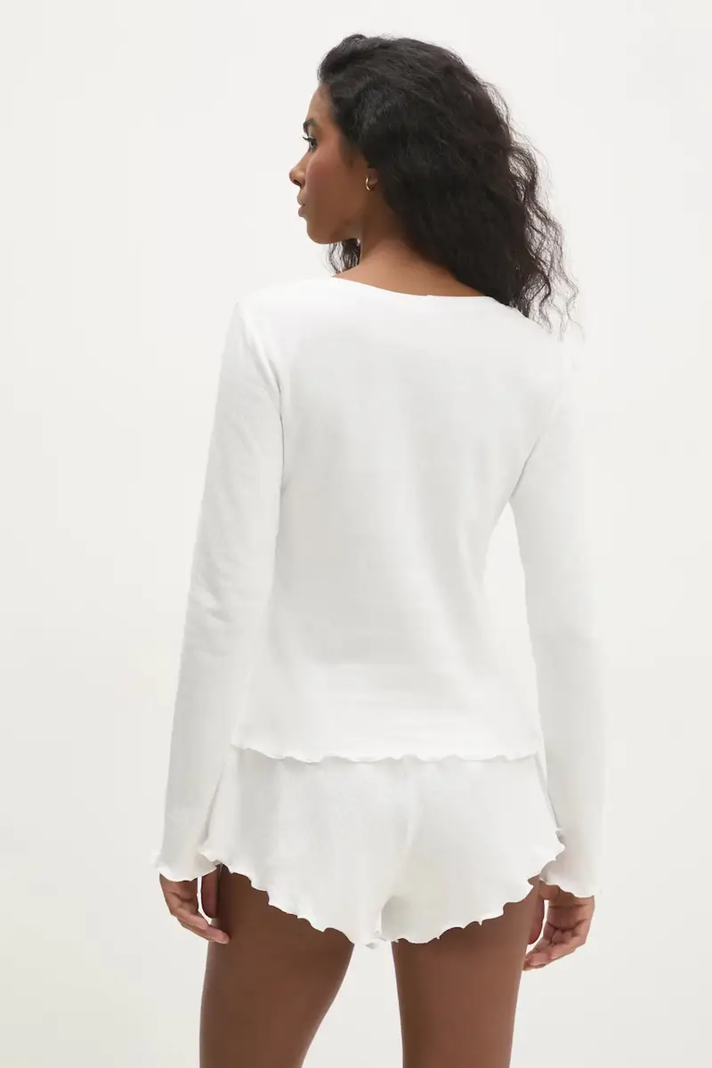 pigama in lana Beige miniatura 2