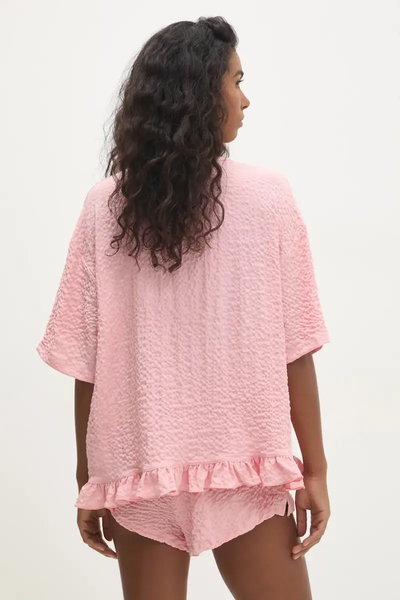 pigiama donna colore rosa miniatura 2