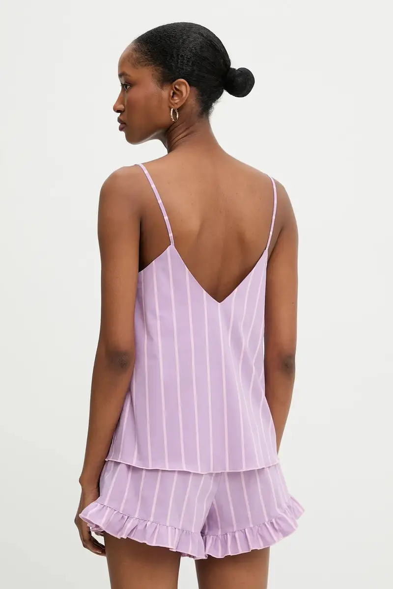 pigiama donna colore violetto miniatura 4