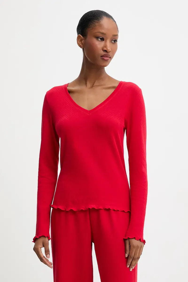 pigiama in lana Rosso miniatura 3