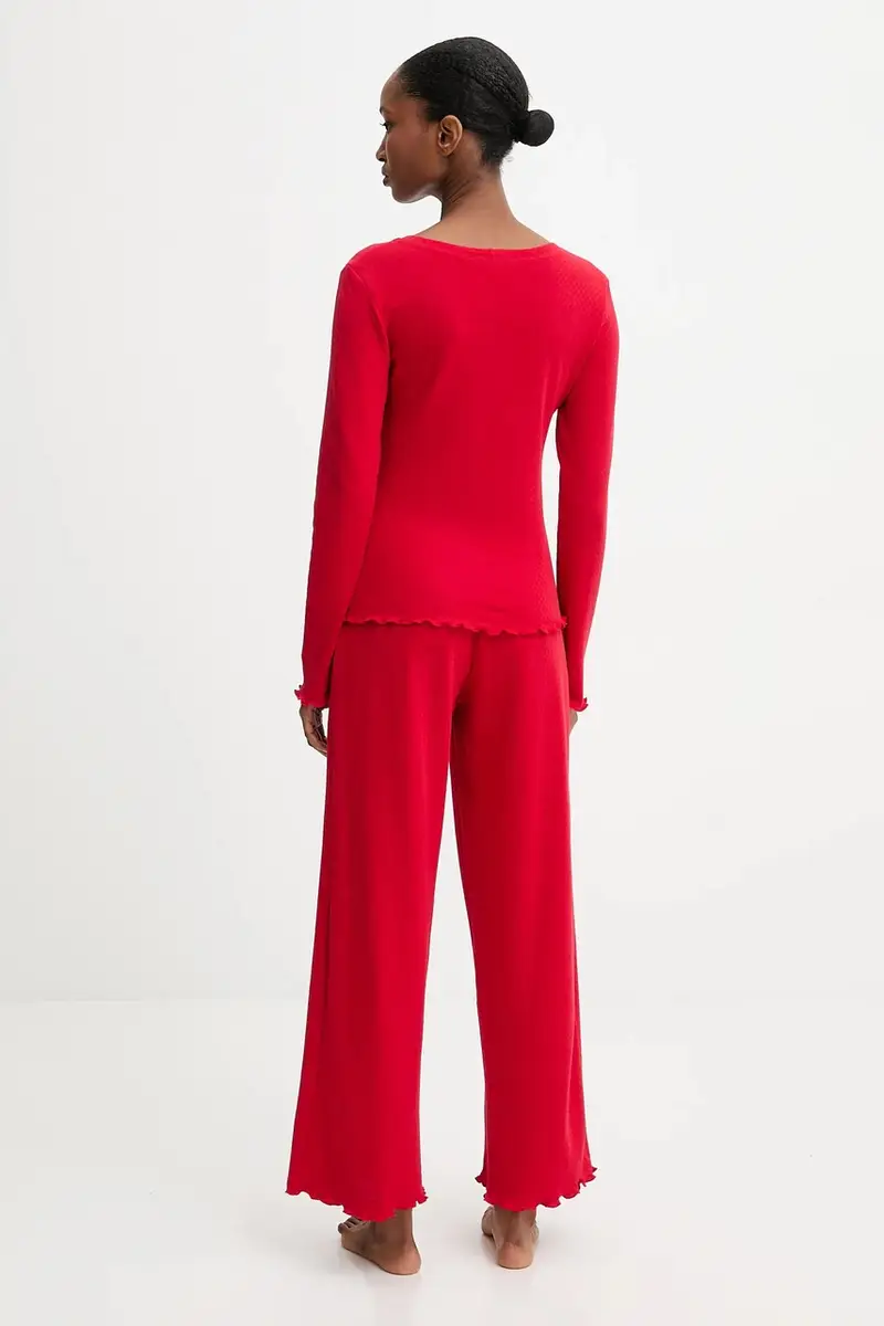 pigiama in lana Rosso miniatura 5