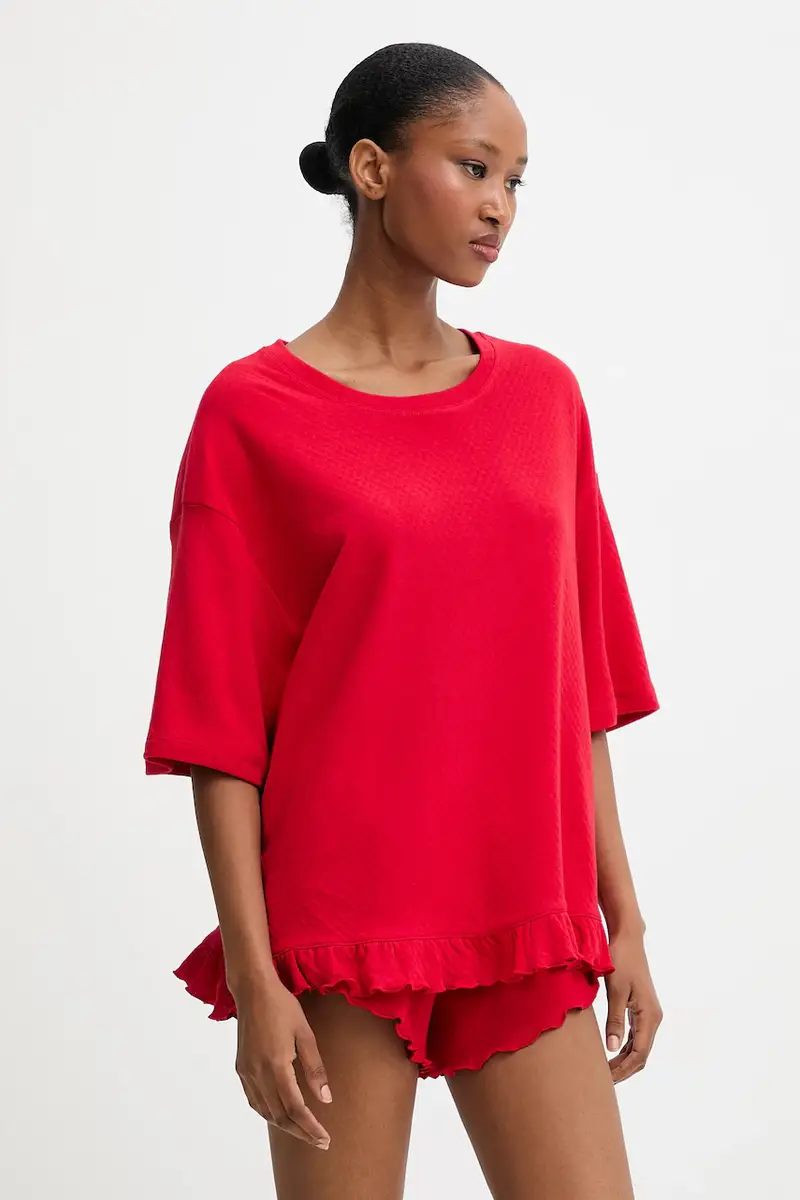 pigiama in lana Rosso miniatura 2