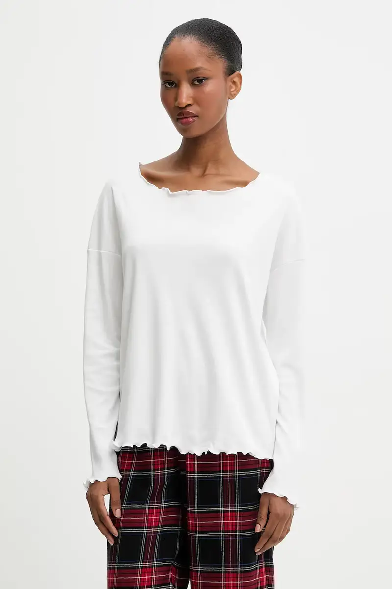 pigiama in lana Rosso miniatura 2