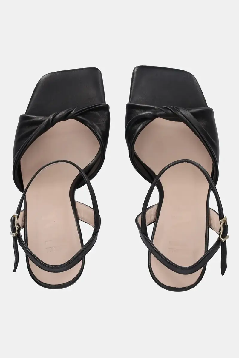 Answear Lab sandali in pelle colore nero miniatura 5