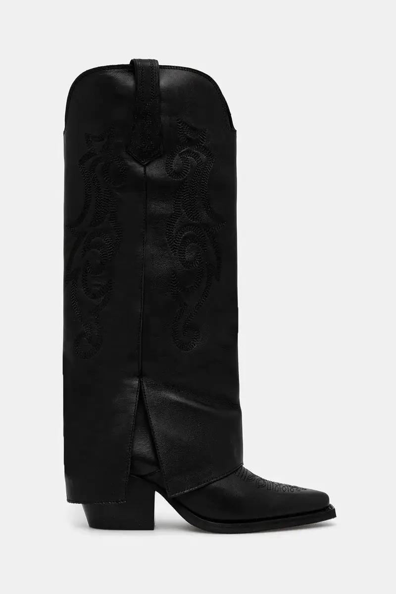 scarpe da cowboy colore nero miniatura 3