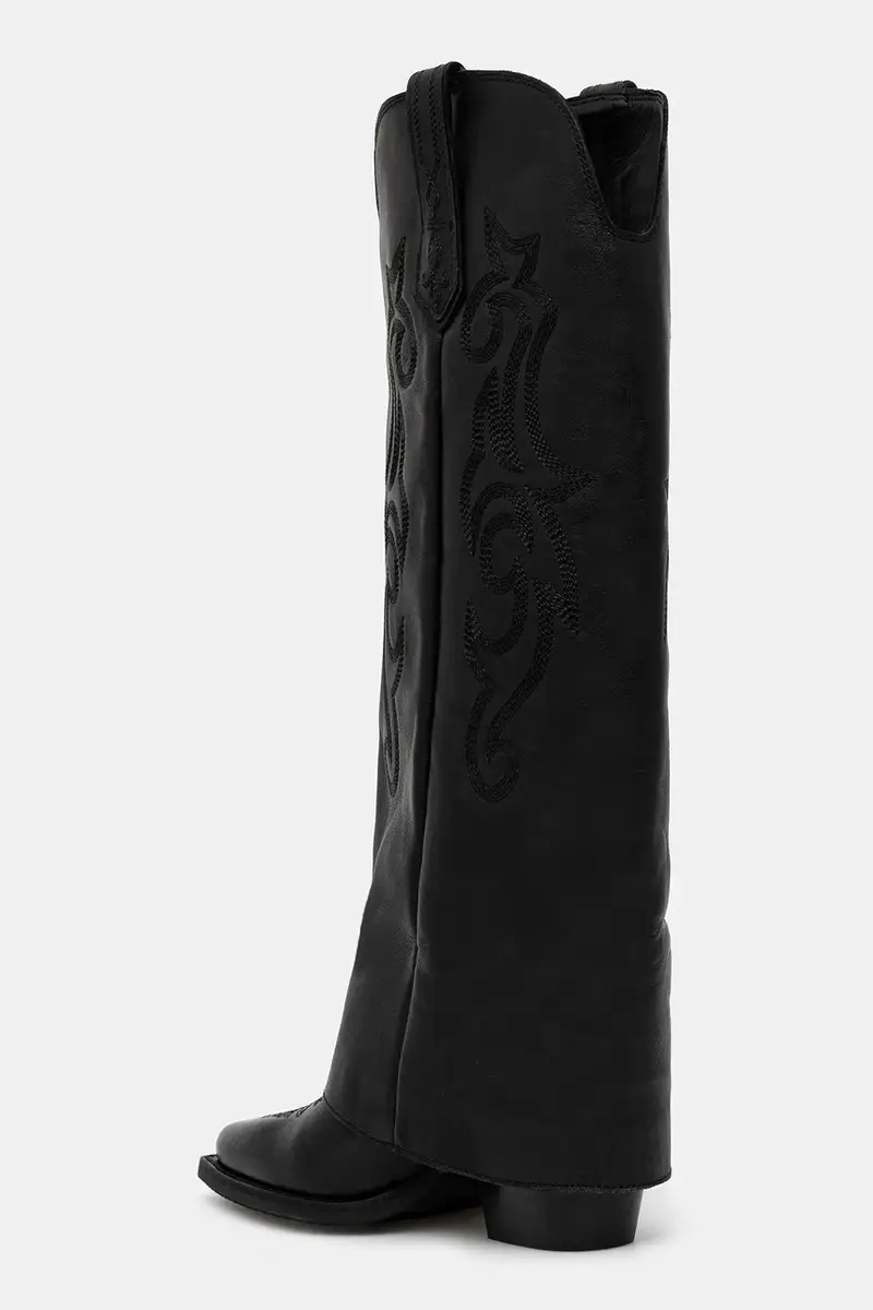 scarpe da cowboy colore nero miniatura 4