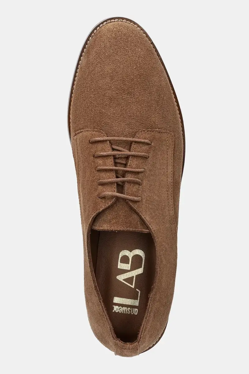 scarpe in camoscio donna colore marrone miniatura 5