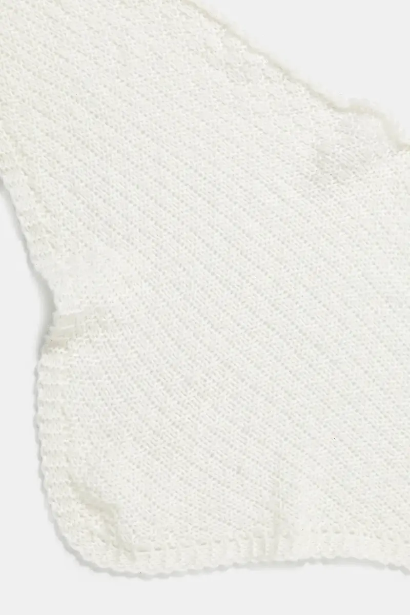 sciarpa in lana donna colore beige miniatura 3