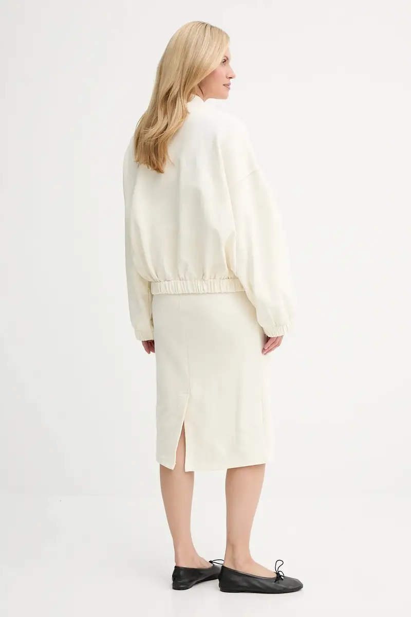 Answear Lab set - camicetta e gonna donna colore beige miniatura 4