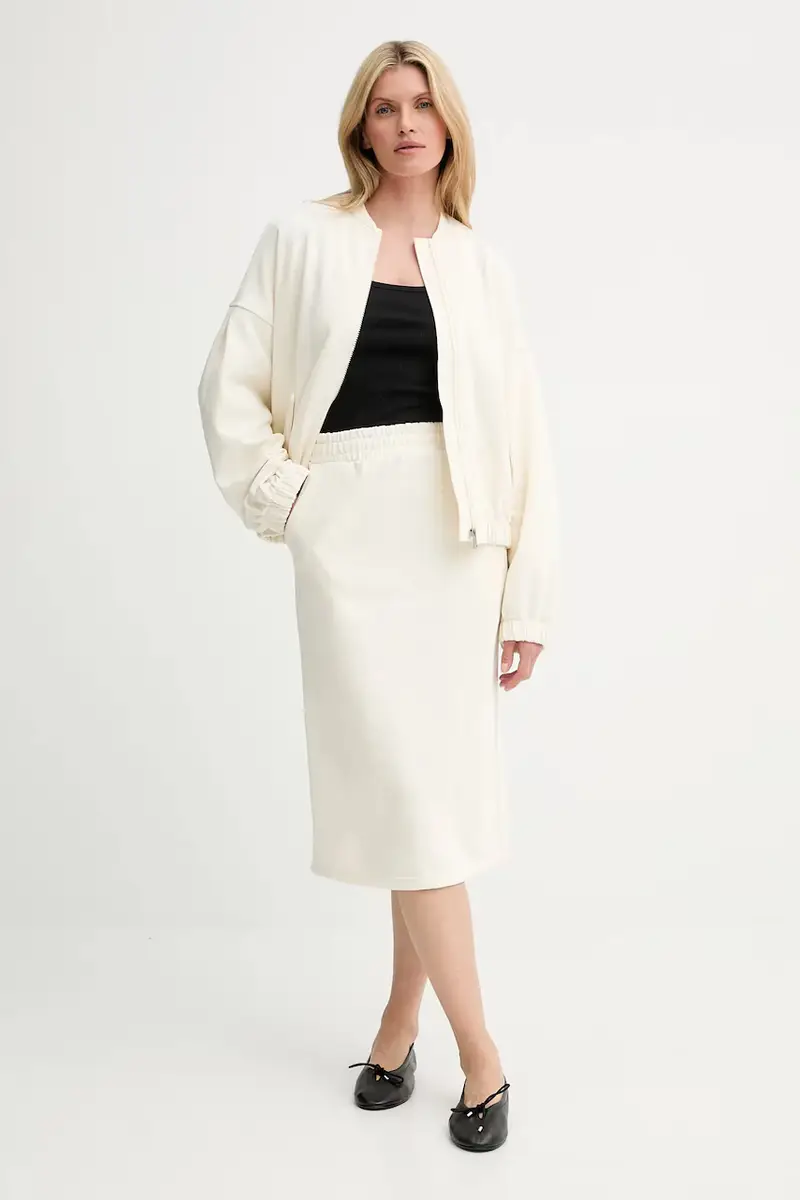 Answear Lab set - camicetta e gonna donna colore beige