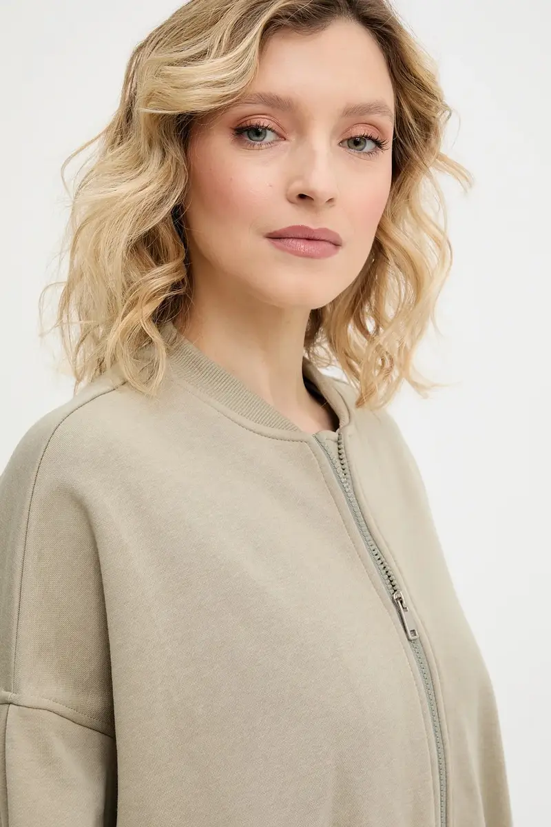 Answear Lab set - camicetta e gonna donna colore verde miniatura 5