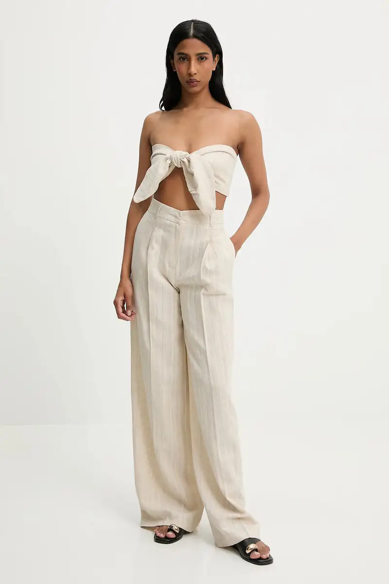 set di biancheria donna colore beige