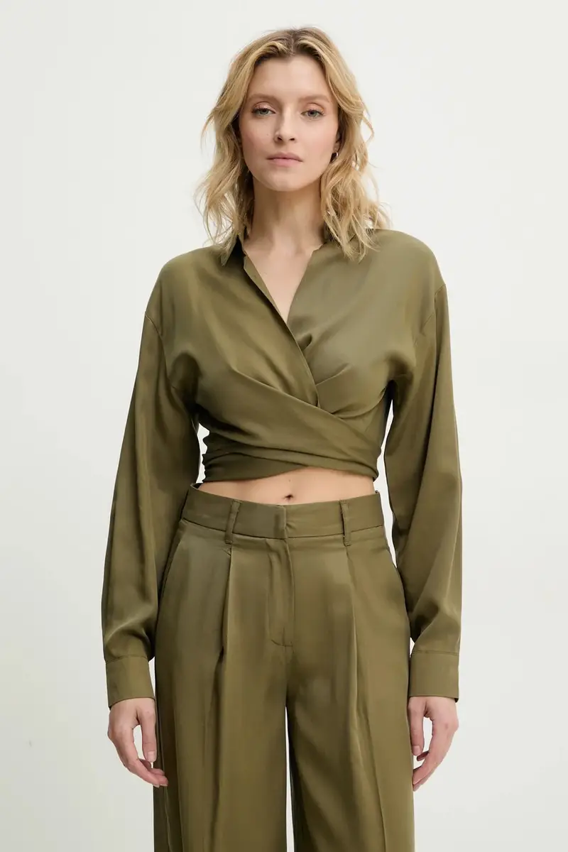 Answear Lab set donna colore verde miniatura 3