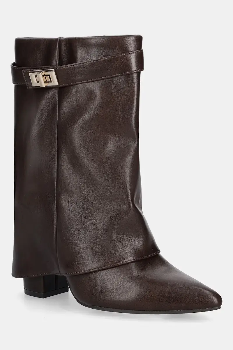 stivaletti alla caviglia colore marrone miniatura 2