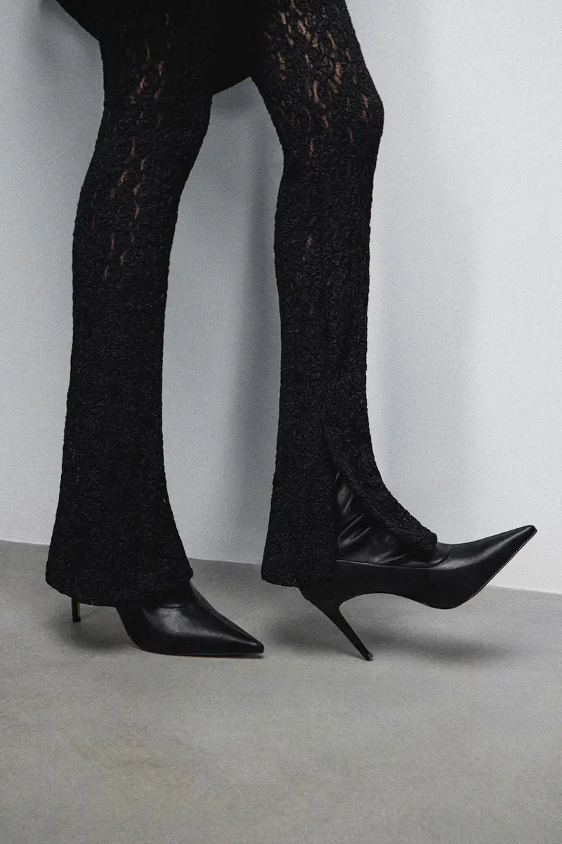 stivaletti alla caviglia donna colore nero