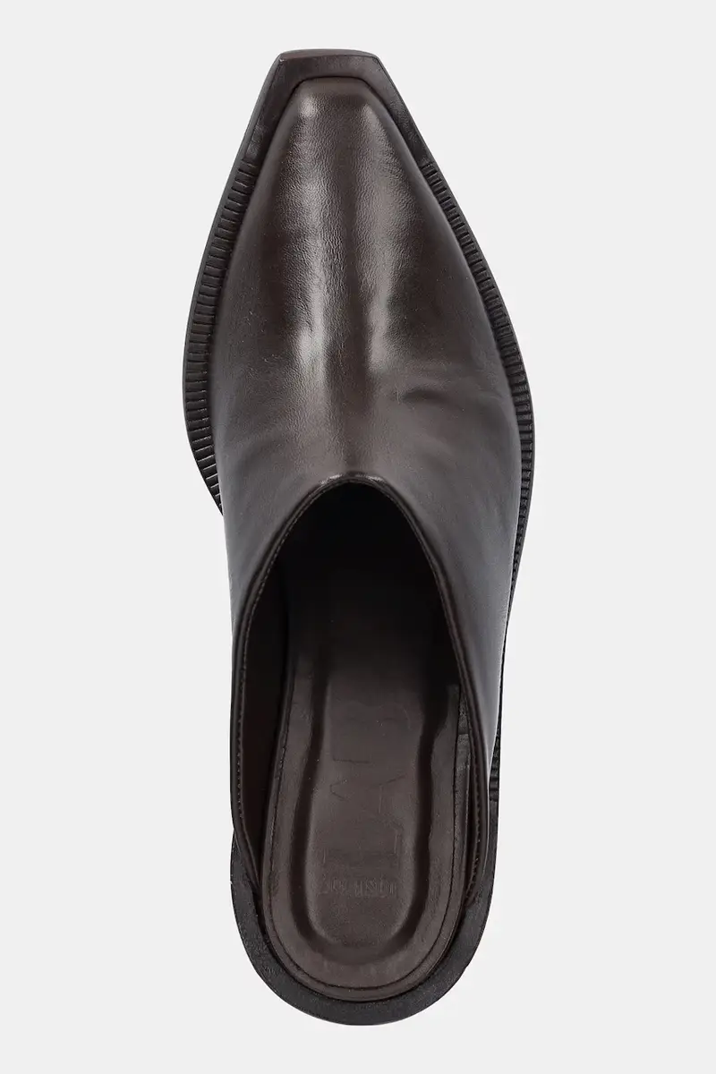 stivaletti alla caviglia in pelle colore marrone miniatura 5