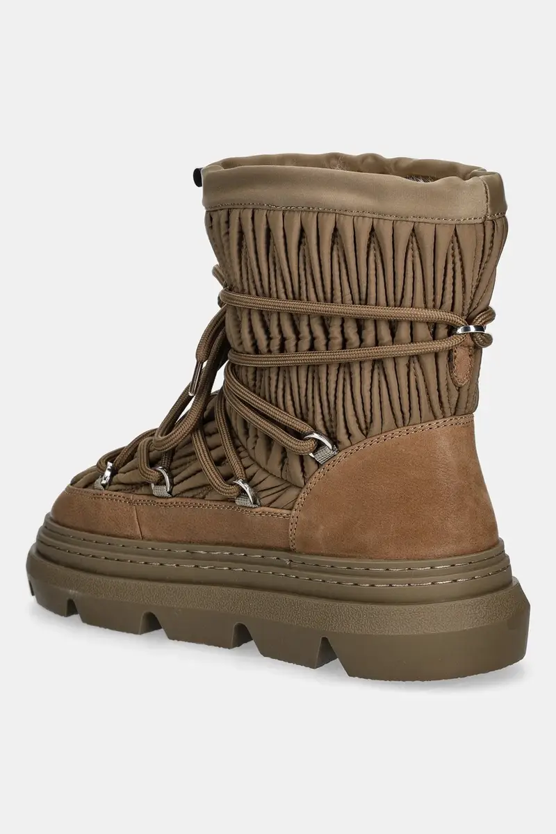 stivali da neve colore beige miniatura 4