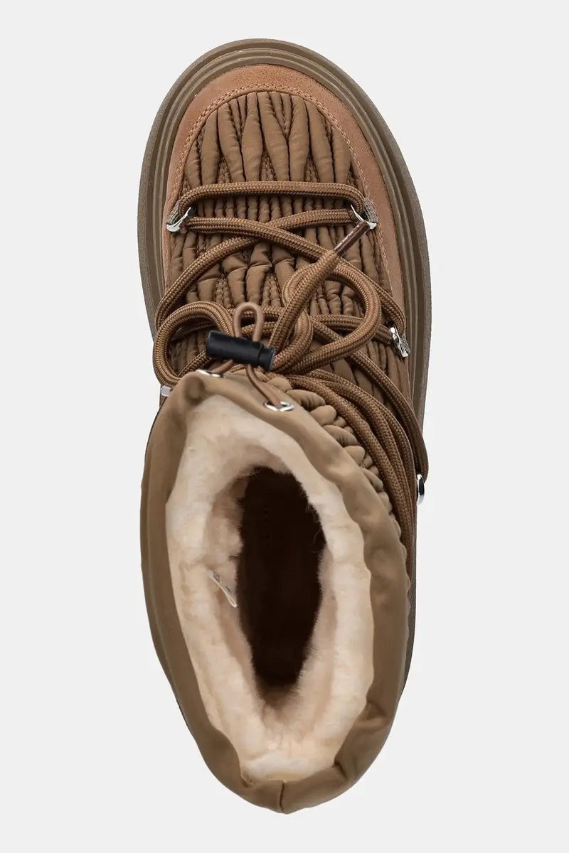 stivali da neve colore beige miniatura 5