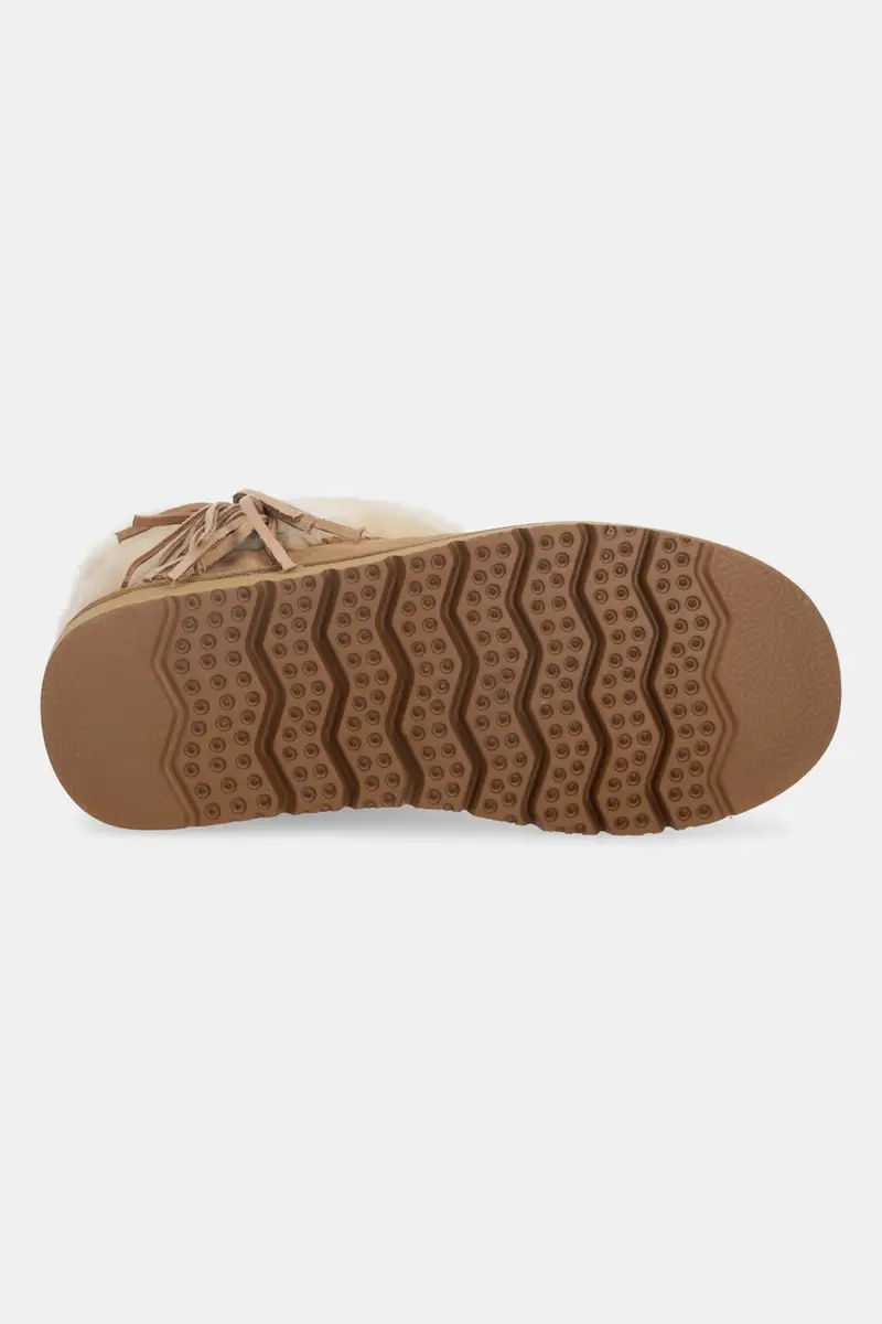 stivali da neve in camoscio colore marrone miniatura 5