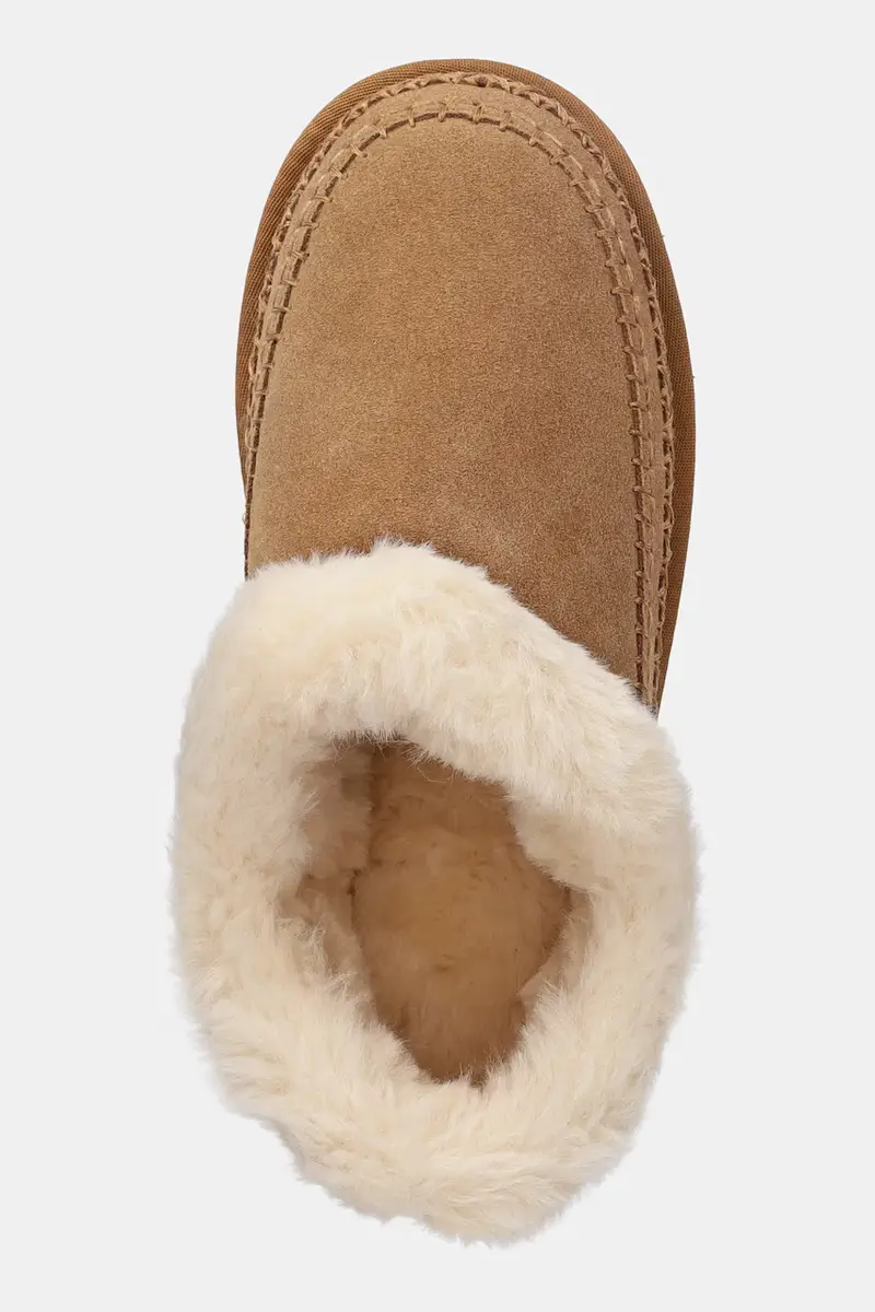 stivali da neve in camoscio colore marrone miniatura 4