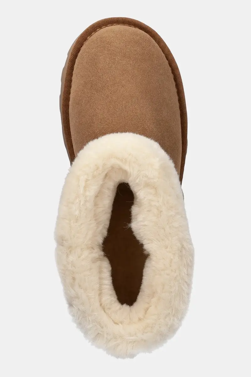 stivali da neve in camoscio colore marrone miniatura 4