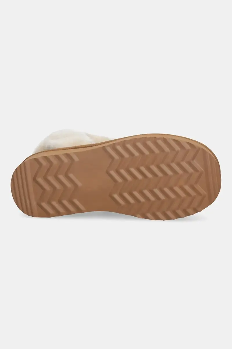 stivali da neve in camoscio colore marrone miniatura 5