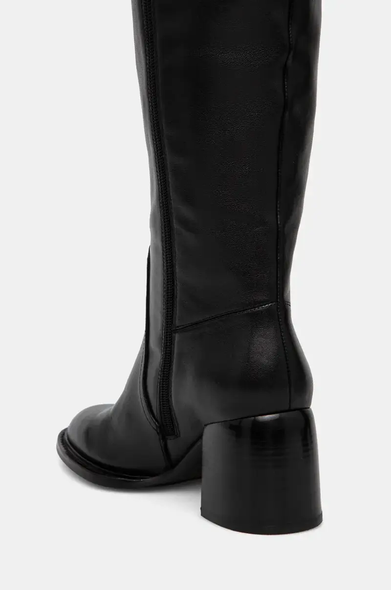 stivali in pelle donna colore nero miniatura 5