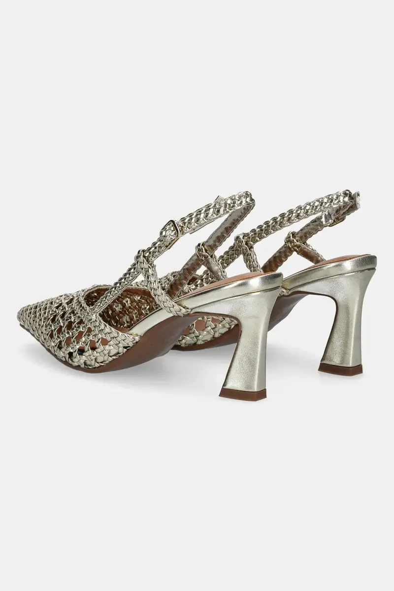 tacchi a spillo colore oro miniatura 3