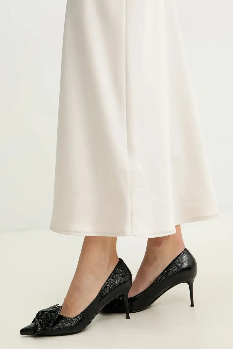 tacchi in pelle colore nero miniatura 5