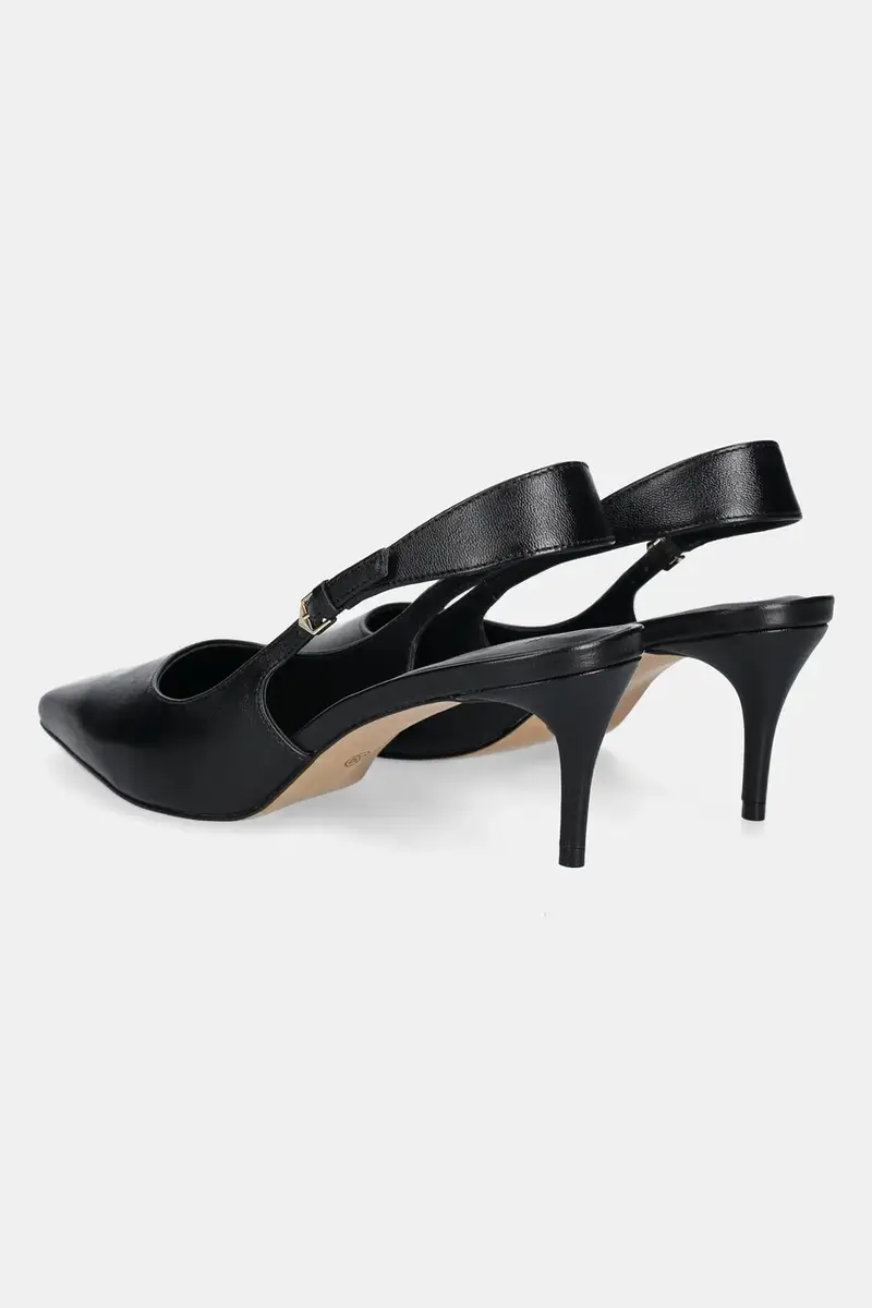 tacchi in pelle colore nero miniatura 3