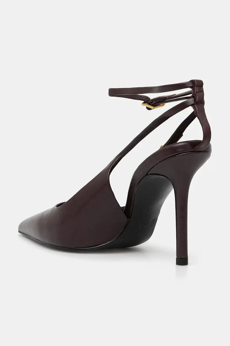 tacchi in pelle Granata miniatura 4