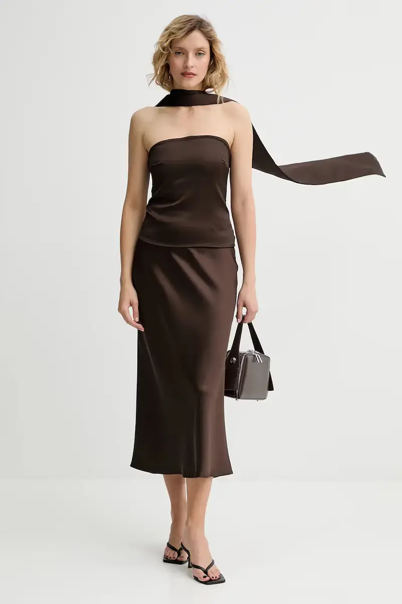 Answear.LAB Top Donna Marrone 3620141 miniatura 2