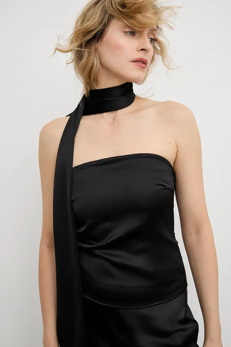 Answear.LAB Top Donna Nero 3648555 miniatura 4