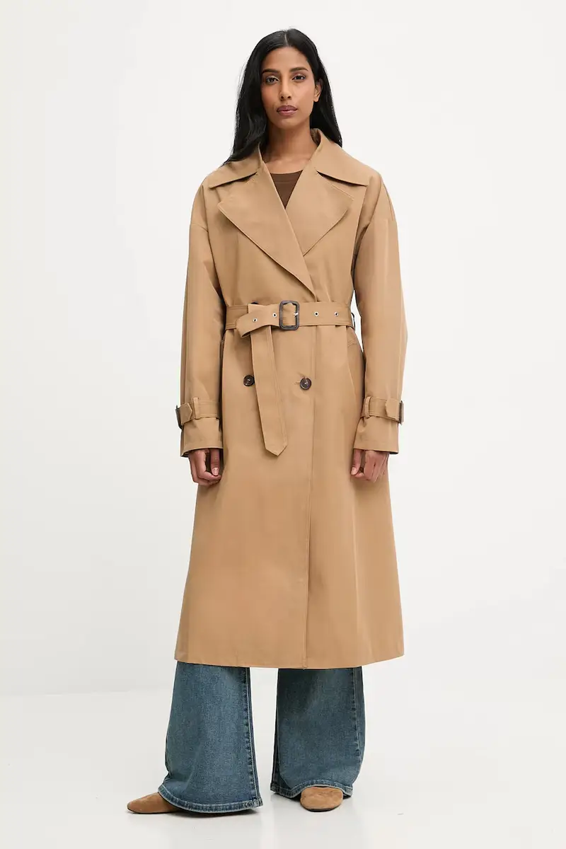 trench colore beige
