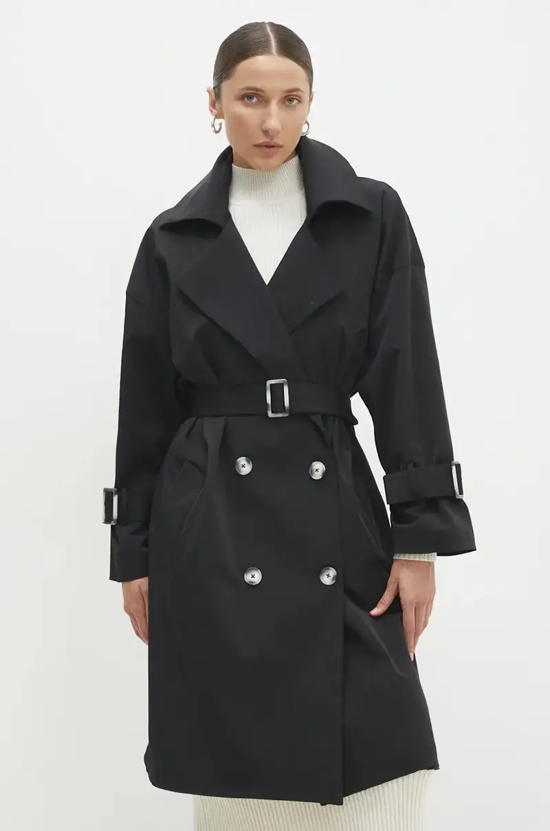 Answear.LAB Trench Donna Nero 3150058 miniatura 2