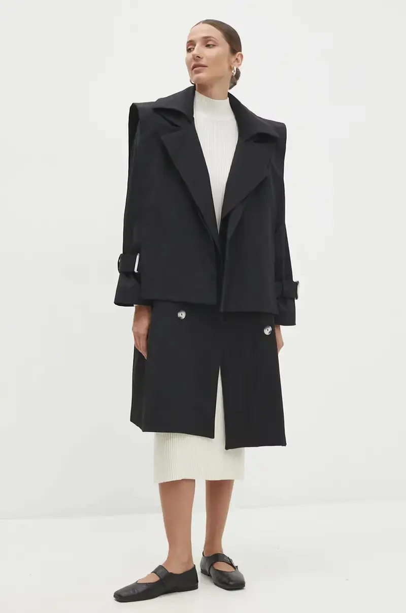 Answear.LAB Trench Donna Nero 3150058